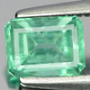 Emerald Mint Green 0.57 Ct. Natural Octagon 5.8 x 4.4 Mm. Gemstone Unheated