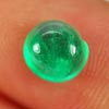 Oval Cabochon 1.29 Ct. Natural Gemstone Green Emerald From Columbia Unheated