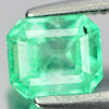 Green Emerald 0.72 Ct. Natural Gemstone Octagon Shape 5.6 x 4.8 Mm. Columbia