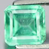 Green Emerald 0.54 Ct. Octagon Shape 4.7 x 4.6 Mm. Natural Gemstone Columbia