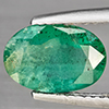 Unheated 1.76 Ct. Oval Natural Green Emerald Gem Columbia