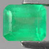 Green Emerald 0.67 Ct. Octagon Shape 5.6 x 4.9 Mm. Natural Gemstone Columbia