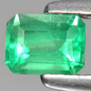 Green Emerald 0.34 Ct. Octagon Shape 4.9 x 3.8 Mm. Natural Gemstone Unheated Green Emerald 0.34 Ct. Octagon Shape 4.9 x 3.8 Mm. Natural Gemstone Unheated