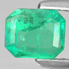 Green Emerald 0.75 Ct. Natural Gemstone Octagon Shape 6 x 4.9 x 3.5 Mm. Columbia
