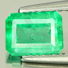 Green Emerald 1.20 Ct. Octagon Shape 7.3 x 5.6 Mm. Natural Gemstone Columbia