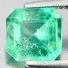 Green Emerald 0.85 Ct. Octagon Shape 6.2 x 6 Mm. Natural Gemstone Unheated