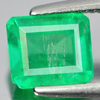 Green Emerald 0.85 Ct. Octagon Shape 6.1 x 5.4 Mm. Natural Gemstone Unheated