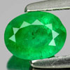 Green Emerald 0.63 Ct. Oval Shape 6.4 x 5 Mm. Natural Gemstone Unheated Columbia
