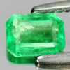 Green Emerald 0.63 Ct. Octagon Shape 6.4 x 4.6 Mm. Natural Gemstone Columbia