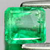 Green Emerald 1.06 Ct. Octagon Shape 6.4 x 5.7 Mm. Natural Gemstone Columbia