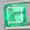 Green Emerald 0.90 Ct. Octagon Shape 5.7 x 5.4 Mm. Natural Gemstone Unheated