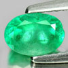 Green Emerald 0.73 Ct. Oval Shape 6.8 x 4.9 Mm. Natural Gemstone Unheated Green Emerald 0.73 Ct. Oval Shape 6.8 x 4.9 Mm. Natural Gemstone Unheated