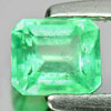 Green Emerald 0.46 Ct. Octagon Shape 4.8 x 4.2 Mm. Natural Gemstone Unheated Green Emerald 0.46 Ct. Octagon Shape 4.8 x 4.2 Mm. Natural Gemstone Unheated
