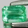 Green Emerald 0.42 Ct. Octagon Shape 5.5 x 3.9 Mm. Natural Gemstone Unheated Green Emerald 0.42 Ct. Octagon Shape 5.5 x 3.9 Mm. Natural Gemstone Unheated