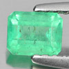 Green Emerald 0.43 Ct. Octagon Shape 4.8 x 3.6 Mm. Natural Gemstone Unheated Green Emerald 0.43 Ct. Octagon Shape 4.8 x 3.6 Mm. Natural Gemstone Unheated