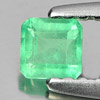 Green Emerald 0.19 Ct. Natural Gemstone Octagon Shape 3.5 x 3.4 Mm. Unheated Green Emerald 0.19 Ct. Natural Gemstone Octagon Shape 3.5 x 3.4 Mm. Unheated