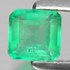 Green Emerald 0.45 Ct. Octagon Shape 4.7 x 4.6 Mm. Natural Gemstone Unheated