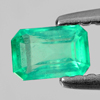 Green Emerald 0.29 Ct. Octagon Shape 5.1 x 3.4 Mm. Natural Gemstone Unheated