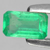 Green Emerald 0.26 Ct. Octagon Shape 5.6 x 3.5 Mm. Natural Gemstone Unheated