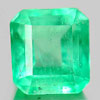 Green Emerald 0.32 Ct. Octagon Shape 4.3 x 4 Mm. Natural Gem Unheated Columbia