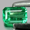Green Emerald 0.26 Ct. Octagon Shape 4.5 x 3 x 2.5 Mm. Natural Gemstone Unheated Green Emerald 0.26 Ct. Octagon Shape 4.5 x 3 x 2.5 Mm. Natural Gemstone Unheated