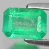 Green Emerald 0.81 Ct. Octagon Shape 7.3 x 5.1 Mm. Natural Gem Columbia Unheated Green Emerald 0.81 Ct. Octagon Shape 7.3 x 5.1 Mm. Natural Gem Columbia Unheated