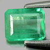 Green Emerald 0.71 Ct. Good Color Octagon 6.1 x 4.9 Mm Natural Gemstone Unheated