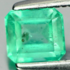 Green Emerald 0.61 Ct. Octagon Shape 5.2 x 4.7 Mm. Natural Gemstone Unheated