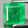 Green Emerald 0.60 Ct. Octagon Shape 5.3 x 5.2 Mm. Natural Gemstone Unheated