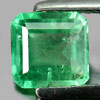 Green Emerald 0.91 Ct. Octagon Shape 6.1 x 5.9 Mm. Natural Gem Columbia Unheated