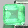 Green Emerald 0.31 Ct. Octagon Shape 4.2 x 4 Mm. Natural Gemstone Unheated