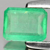 Green Emerald 0.41 Ct. Octagon Shape 5.8 x 4.4 Mm. Natural Gemstone Unheated