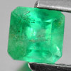 Green Emerald 0.42 Ct. Octagon Shape 4.5 x 4.4 Mm. Natural Gemstone Unheated