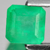 Green Emerald 0.54 Ct. Octagon Shape 4.9 x 4.8 Mm. Natural Gemstone Unheated