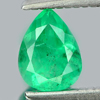 Green Emerald 0.43 Ct. Pear Shape 6 x 4.6 Mm. Natural Gemstone From Columbia