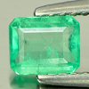 Green Emerald 0.40 Ct. Octagon Shape 5.3 x 4.3 Mm. Natural Gemstone Unheated