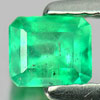 Green Emerald 0.46 Ct. Octagon Shape 4.6 x 4 Mm. Natural Gemstone Unheated Green Emerald 0.46 Ct. Octagon Shape 4.6 x 4 Mm. Natural Gemstone Unheated
