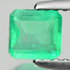 Green Emerald 0.38 Ct. Octagon Shape 4.8 x 4.6 Mm. Natural Gemstone Unheated Green Emerald 0.38 Ct. Octagon Shape 4.8 x 4.6 Mm. Natural Gemstone Unheated