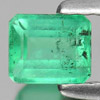 Green Emerald 0.48 Ct. Octagon Shape 4.9 x 4.1 Mm. Natural Gemstone Unheated Green Emerald 0.48 Ct. Octagon Shape 4.9 x 4.1 Mm. Natural Gemstone Unheated