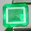 Green Emerald 0.21 Ct. Octagon Shape 3.9 x 3.6 Mm. Natural Gemstone Unheated