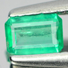 Green Emerald 0.15 Ct. Octagon Shape 4.3 x 3 Mm. Natural Gemstone Unheated Green Emerald 0.15 Ct. Octagon Shape 4.3 x 3 Mm. Natural Gemstone Unheated