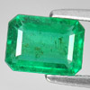 Green Emerald Certified 1.78 Ct. Octagon Shape 8.13 x 5.99 Mm. Natural Gemstone Green Emerald Certified 1.78 Ct. Octagon Shape 8.13 x 5.99 Mm. Natural Gemstone