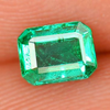 Certified Green Emerald 0.36 Ct. Octagon Shape 5.12 x 3.91 Mm. Natural Gemstone Certified Green Emerald 0.36 Ct. Octagon Shape 5.12 x 3.91 Mm. Natural Gemstone