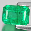Green Emerald Certified 1.30 Ct. Octagon Shape 7.06 x 5.13 Mm. Natural Gemstone Green Emerald Certified 1.30 Ct. Octagon Shape 7.06 x 5.13 Mm. Natural Gemstone