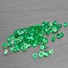 Natural Green Emerald 0.55 Ct. 116 Pcs Round Shape Gemstones From Columbia