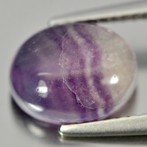 3.28 Ct. Oval Cabochon Natural Gem Fluorite Unheated From Brazil
