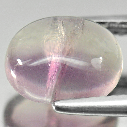 3.56 Ct. Unheated Oval Cab Nice Color Natural Gem Fluorite From Brazil