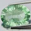 5.97 Ct. Attractive Oval Natural Gem Green Fluorite Brazil