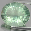 5.33 Ct. Charming Oval Concave Cut Natural Gem Green Fluorite