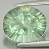 5.63 Ct. Attractive Oval Natural Green Fluorite Brazil